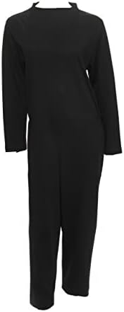 תועלת ללבוש סרבל סרוג סרוג סרוג אנטי-פסי של חתיכה עם רוכסן אחורי | סרבלים יוניסקס